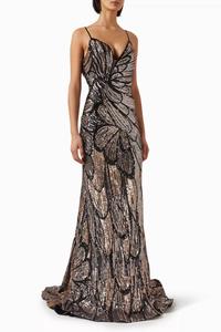 Платье Mia в черном цвете JOVANI