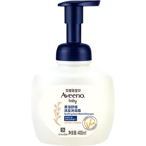 Aveeno Нежный и успокаивающий очищающий шампунь-гель для душа для чувствительной кожи 400ml