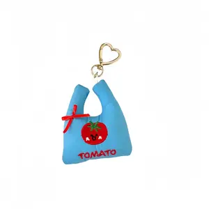 Милый плюшевый кулон в виде сумки для покупок высотой 8 см LALABABY, синий