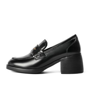 Лоферы женские черный Belle