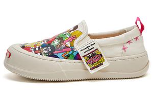 Туфли на платформе женские с низким верхом, белые Joy&Mario