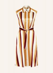 Атласное платье-рубашка Mrs & Hugs, бежевый