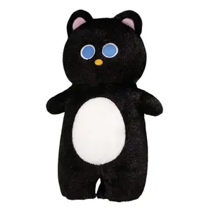 FGHGF Милый плюшевый игрушка Cartoon Cat Black Cat, высота 70см