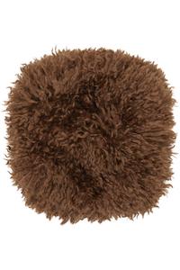 Anna Sui Эксклюзивная коричневая муфта-грелка для рук из искусственного меха от Ssense