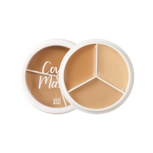 Очищающий тональный крем стойкий макияж три оттенка маскирующий крем натуральное покрытие 4,5г*3 XIXI