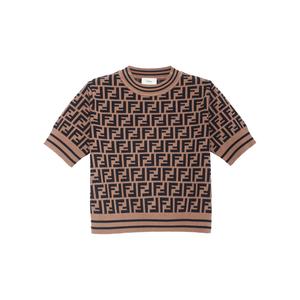 Детский свитер FENDI, коричневый