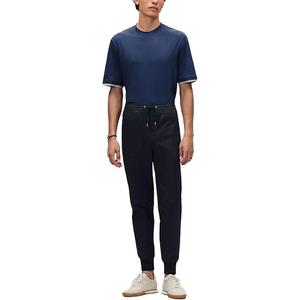 HERMES Футболка мужская Blue Crew Neck Moderate Straight Fit