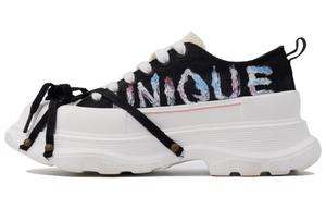 Kappa Кроссовки Player Series, увеличивающие рост, противоскользящие, низкие, повседневные, женские, черно-белые