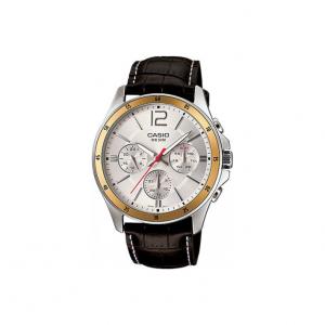 CASIO Мужские часы Standard Series 47mm Silver MTP-1374L-7A