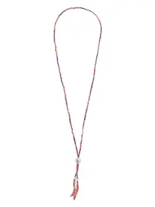 Золотое колье Scarlett с жемчугом Tamara Taichman, оранжевый