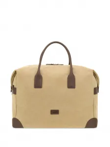 Дорожная сумка на молнии Boggi Milano, бежевый
