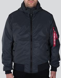 Куртка Alpha Industries MA-1 Hooded Reflective Jacket, черный