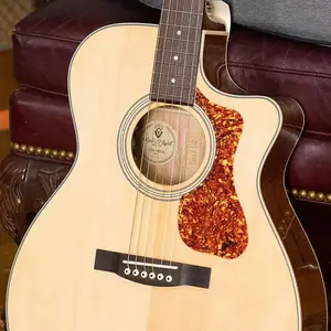 Гитара Guild OM-140CE Sitka/Африканский Махагон Натуральная OM с вырезом и электроникой №4964