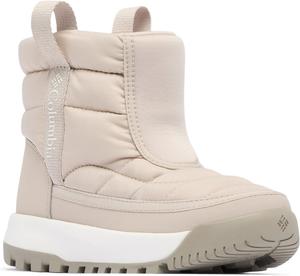 Columbia unisex-child Snowtrot Mid, Soft Taupe/Sea Salt