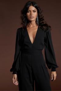 Holly комбинезон с бретельками на шее Dancing Leopard, черный