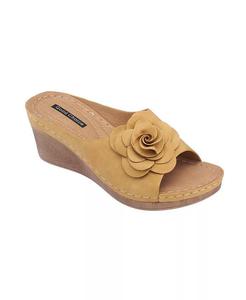 Женские босоножки Tokyo Floral Wedge GC Shoes, желтый