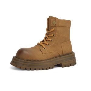 FOXER Короткие женские ботинки Martin, желтые