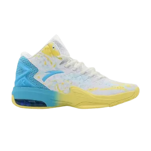 Кроссовки Anta KT3 Team White Yellow Blue, белый