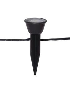 STAR Trading Светодиодная гирлянда на солнечных батареях "Мини-прожектор" черного цвета - (Д)210 см