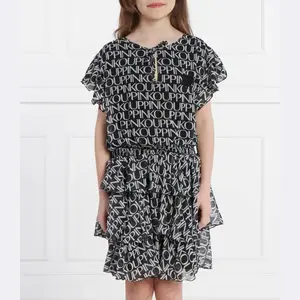 Платье из жоржетта Pinko Up, черный