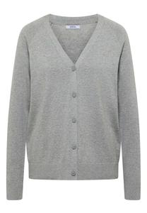 CECIL Вязаный кардиган в крапчатом сером