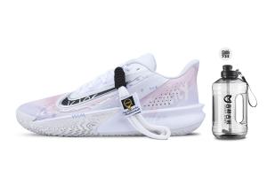 Nike Баскетбольные кроссовки Precision 7 Low Top унисекс белые фиолетово-розовые