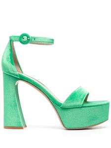 Gianvito Rossi босоножки Holly 125, зеленый