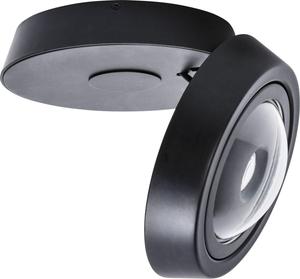 Светодиодный потолочный светильник 16,0x15,5x7,8 см, черный