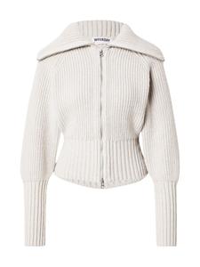 Вязаный кардиган WEEKDAY Jana, Light grey