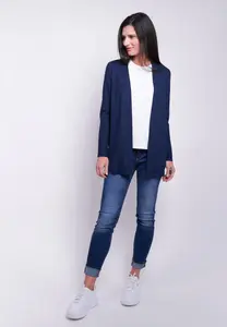 Короткая куртка Seidel Moden, без капюшона, без застежки, цвет морской волны