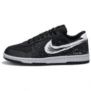 Nike Big Low top Skateboard Shoes мужские бело-черные