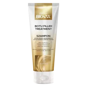 Шампунь для придания объема и разглаживания волосам, 200 мл L'Biotica Biovax Glamour botu filler treatment