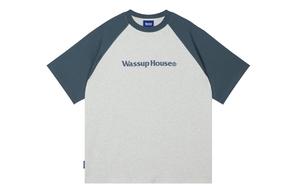 WASSUP Футболка унисекс, Розовый/Коричневый