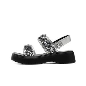 Сандалии с одним ремешком женские EBLAN, Silver