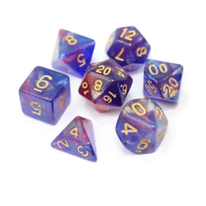 Поликомплект - Синяя Чародейка (7), Polymer Poly Sets (Die Hard Dice)