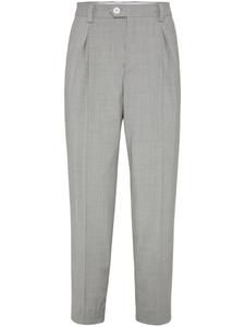 Шерстяные брюки Brunello Cucinelli, серый
