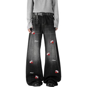 Джинсы Unisex Moderate Scimitar HUANQIU, черный