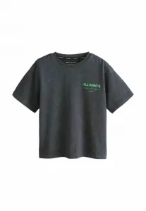 Футболка прямого кроя с принтом Smallsaints, Washed Black Green