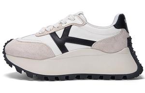 Кроссовки Kappa Lifestyle Shoes Women's Low-top Grey/white, цвет Apricot Cream