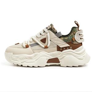 Низкие массивные кроссовки мужские NANJIREN, Khaki