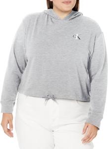 Женская толстовка Calvin Klein CK One Cotton с длинным рукавом, Grey Heather