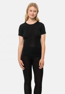 Базовая футболка SHORTSLEEVE Jack Wolfskin, черный