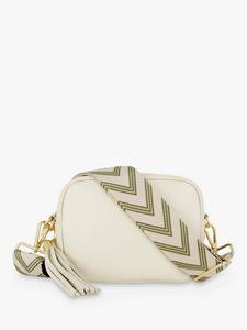 Кожаная сумка-кроссбоди Arrow Strap Apatchy London, Stone