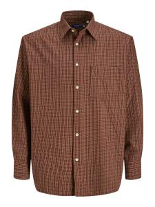 Рубашка на пуговицах Comfort fit JACK & JONES JACK & JONES JORROBB, Brown/Auburn