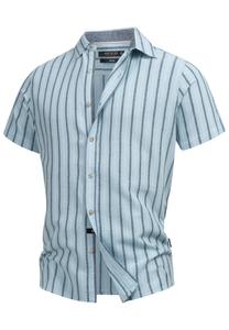 Повседневная рубашка INDICODE JEANS Regular fit Button Up Shirt Lingo, синий/темно-синий