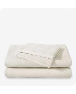 Комплект постельного белья Twin XL Bare Home, белый