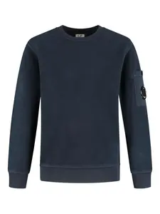 Свитшот с карманом для очков C.P. Company Kids, синий