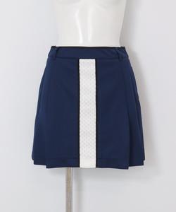 Плиссированная юбка с кружевной отделкой Archivio, цвет Navy (060) Web Exclusive