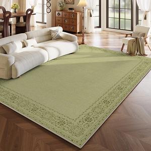 Budis Ковер 300х400 см для гостиной/спальни, Pastoral Style, Waterproof Non-Slip, зеленый, мягкий, Easy-Clean