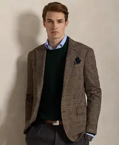 Мужская спортивная куртка Polo Soft Modern Glen Plaid Polo Ralph Lauren, коричневый